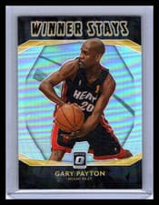 2021 2020-21 Panini Donruss Optic Prizm Gary Payton #14 Winner Stays