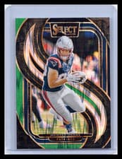 2025 2024 Panini Select Prizm Premier Level Hunter Henry #160 Green Shock