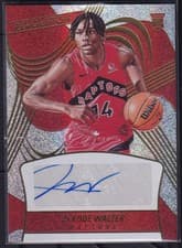 2024-25 Panini Revolution Rookie Autographs #21 Ja'Kobe Walter RC AUTO RAPTORS