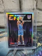 2023-24 Panini Nba Hoops Premium Stock - City Edition De'Aaron Fox #24 Silver...